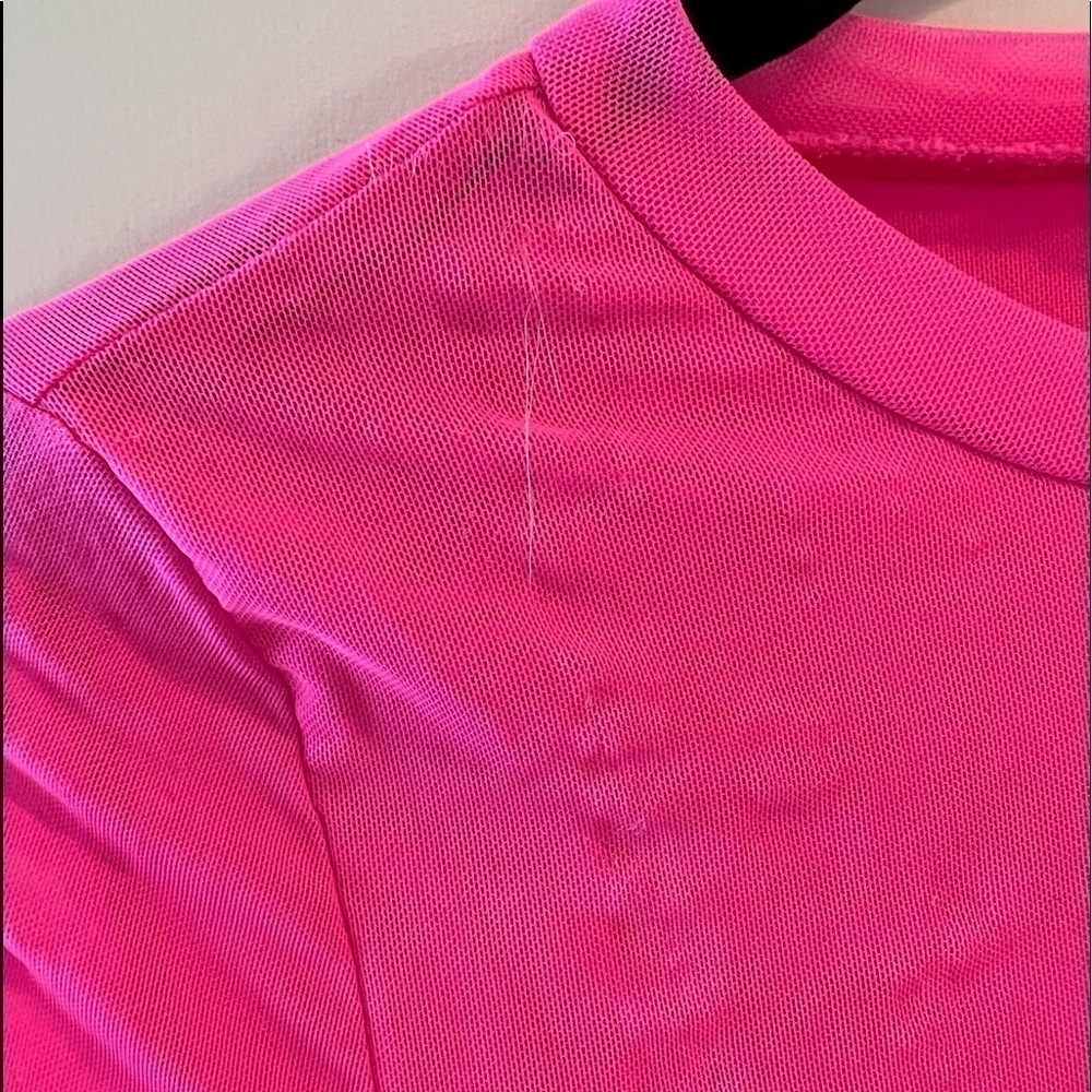 Hot & Delicious Pink Mesh Crop Top - Picture 8 of 15